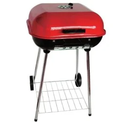 Admiral Charcoal Grill/Size18*18Cms/71Cm - Red